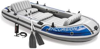 inflatable outdoor boat set with oars