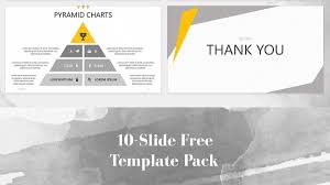 Pyramid Chart Free Powerpoint Template