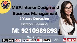 mba interior design distance education