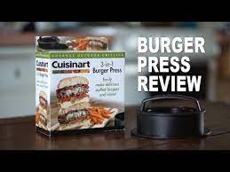 cuisinart 3 in 1burger press review