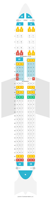Seat Map Boeing 737 900 739 V2 United Airlines Find The