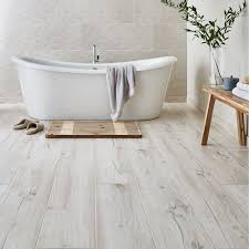 Light Oak Wood Effect Tiles Bathroom