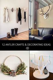 12 antler crafts to diy and decorate