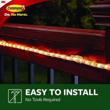3m Command Outdoor Rope Light Clips With Foam Strips 12 Pack At Menards