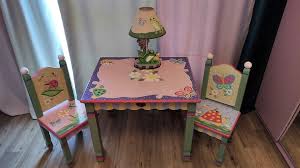 Kids Painted Wooden Magic Garden Table