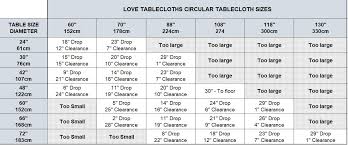 Tablecloth Size Guide For Square