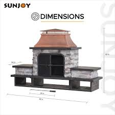 Bel Aire 48 03 In Copper Fireplace