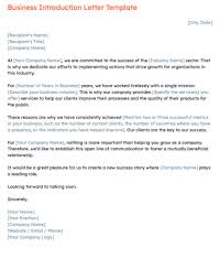 business cover letter template for word