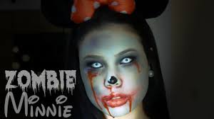 zombie minnie makeup tutorial
