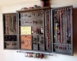Jewelry Cabinet Large Earrings Closet