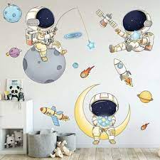 Astronaut Wall Stickers For Boys