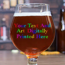 Design Your Own Printed Belgian Beer Glass