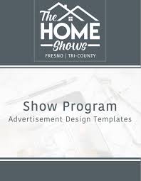 show program ad design templates