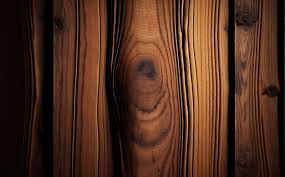 Wooden Wall With A Dark Background