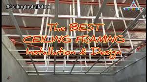 ceiling framing design and installation