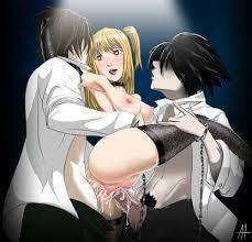 Death Note Threesome by anonymousartist2011 - Hentai Foundry