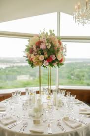 The flower heads should protrude about an inch past the edge of the vase. How To Make Gorgeous Tall Floral Arrangements