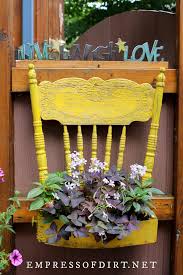 gallery of garden art chair ideas