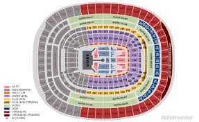 Fedex Field Seating Chart For Concerts Elcho Table
