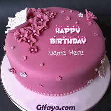 happy birthday cake add name on cake