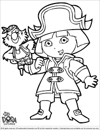 Amongst numerous benefits, it will teach your kiddo to focus, develop motor skills, and help recognize colors. Pirate Dora The Explorer Coloring Sheet Pirate Coloring Pages Princess Coloring Pages Dora Coloring