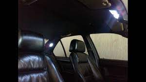 bmw e36 led interior lights before and
