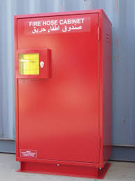 fire hose cabinet with emergency