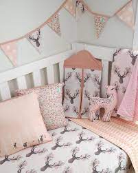 Pink Deer Nursery Set By Danoah Baby
