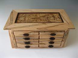 a unique jewelry box handmade of exotic