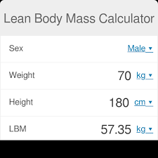lean body m calculator