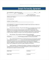 Excellent Templates For One Page Business Partnership