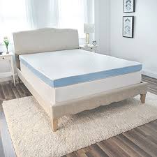 These don't use additional accouterments, rather make use of specialty materials e.g. Sensorpedic Supreme Cool Gel Cooling 4 Memory Foam Topper Color White Jcpenney