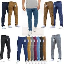 sns mens chino trousers slim fit