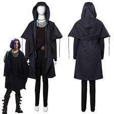 New！ Teen Rachel Roth Raven Cosplay Costume Outfit Hooded Jacket Cloak |  eBay