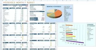 Household Budget Template Excel Spreadsheet Monthly