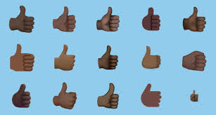 thumbs up dark skin tone emoji