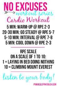 noexcuses workout series cardio