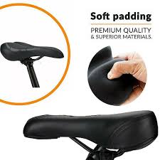 Mens Padded Bicycle Saddle