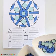 Collection of most popular forms in a given sphere. Build A Snowflake Winter Shape Math Activity And Free Template