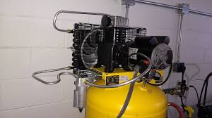 homemade air compressor aftercooler for