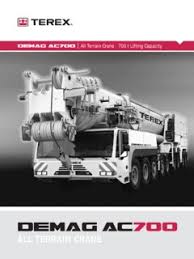 Terex Demag Ac 700 Specifications Cranemarket