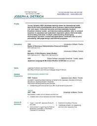 Professional Resume Formats Free Download