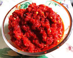 sweet hot cherry pepper relish mostly