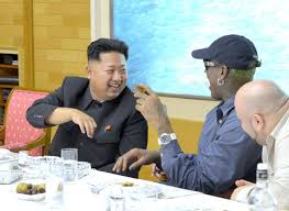 This is exactly why clinton was sent to try to negotiate for the journalists that were arrested a few years back instead of obama. Kim Jong Un Meets And Watches Basketball Game With Dennis Rodman Updated 9 September North Korea Leadership Watch