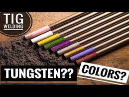 what color tig welding tungsten should