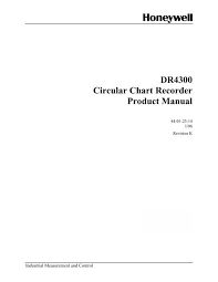 dr4300 circular chart recorder
