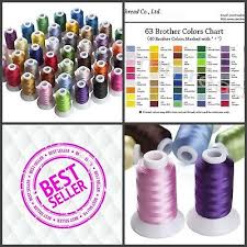 Simthread 40 Colours 500 Meter Polyester Embroidery Thread