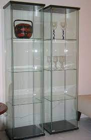 ikea detolf glass curio display cabinet