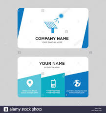 Solar Battery Business Card Design Template Visiting For