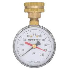 Plastic Water Pressure Test Gauge